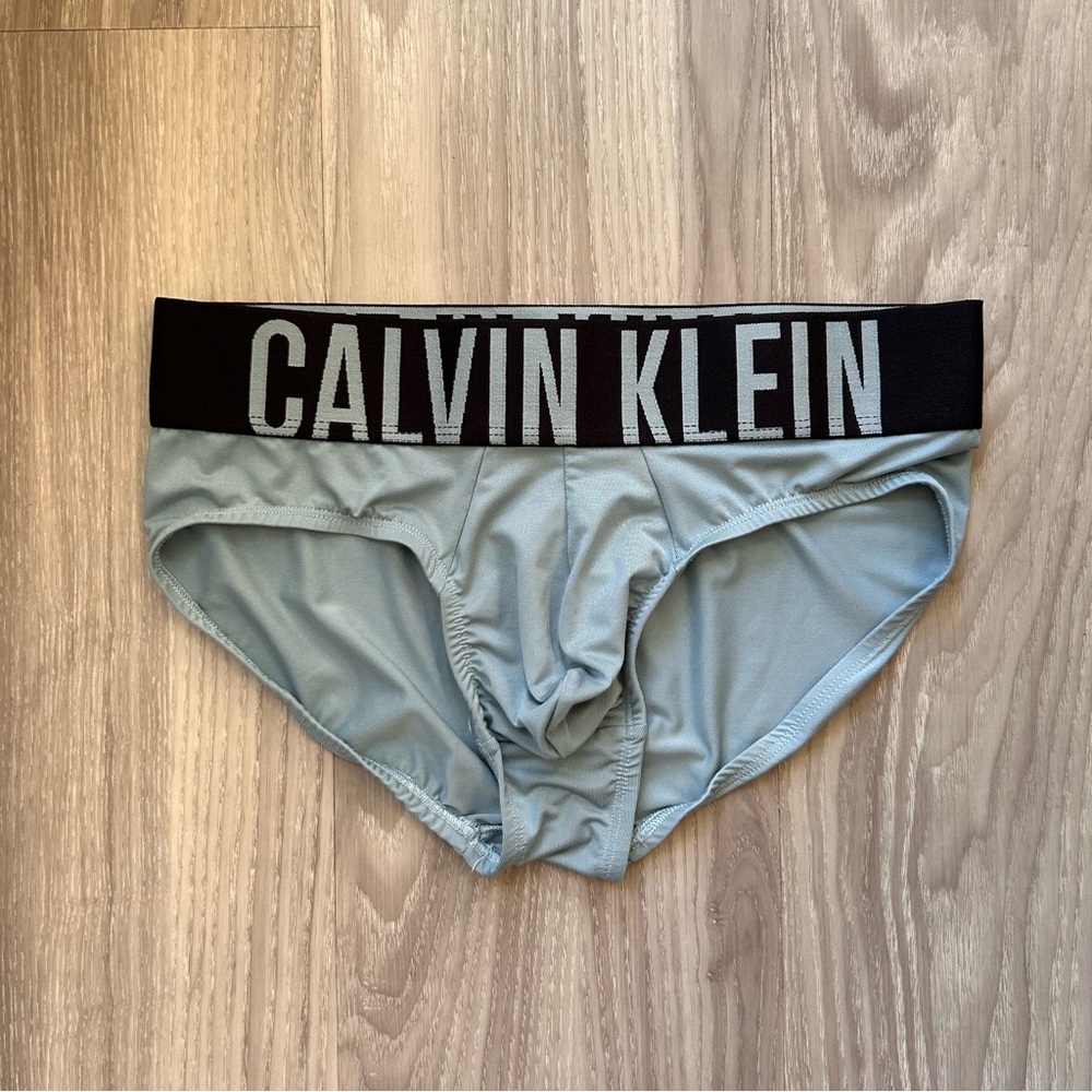 Calvin Klein | Intense Power Micro Hip Brief in Shoreline Light Blue (Small)